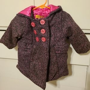 Penelope Mack Purple & Pink Peacoat Toddler 18M
